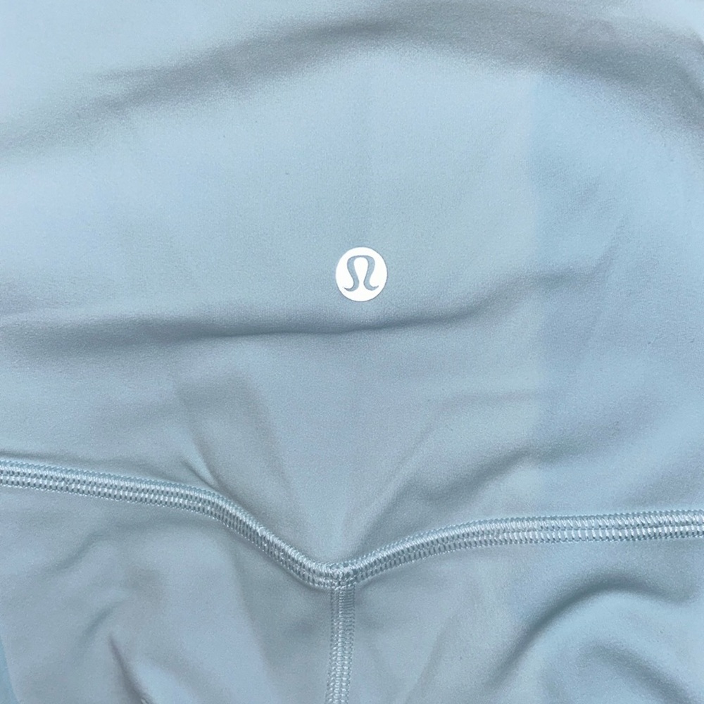 Worn 3x, sz 4L ulu align leggings-25inch, light blue.